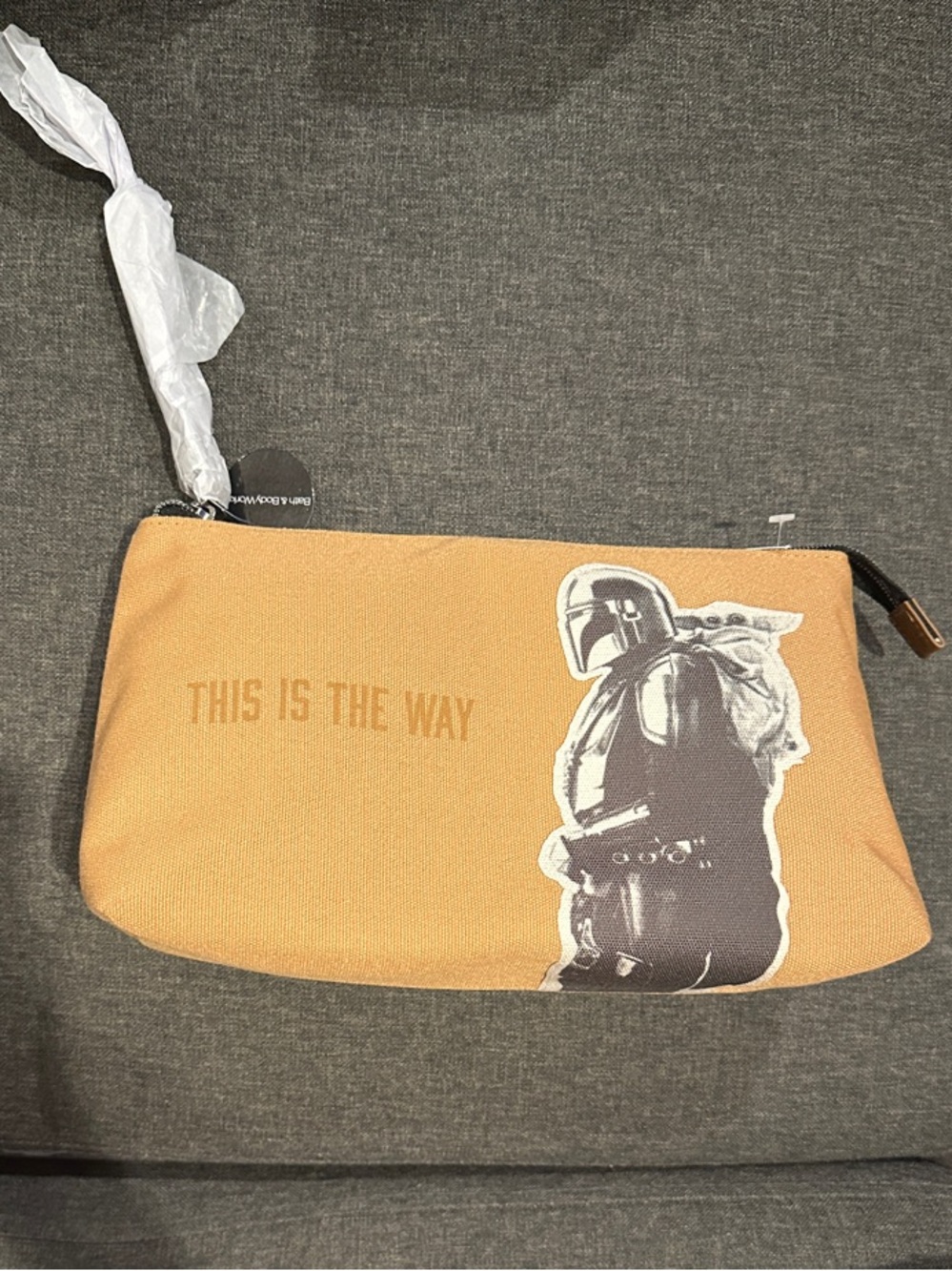 Bath and Body Works: Star Wars 'This Is The Way' Mandalorian Pouch - Mustard